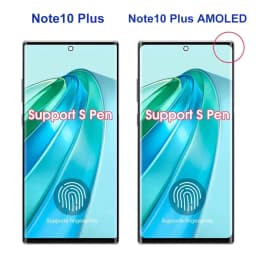 AMOLED Note 10 Plus Screen for Samsung Galaxy Note10+ N975F Lcd Display Touch Screen with Frame Support S Pen Fingerprints