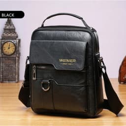 Men's Genuine Leather Crossbody Bag Shoulder Bags Vintage Handbags Business Bag