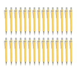 30Pcs Bamboo Wood Ballpoint Pen 1.0mm Tip Office School Wrting Stationery Business Signature Ball Pens Bamboo Pen