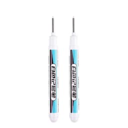 0.7mm White Paint Marker Pen 20cm Deep Hole Markers Pen Set Waterproof Permanent Oily Pens for Rock Wood Metal Glass Tiles