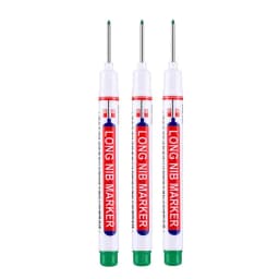 0.7mm White Paint Marker Pen 20cm Deep Hole Markers Pen Set Waterproof Permanent Oily Pens for Rock Wood Metal Glass Tiles