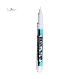 0.7mm White Paint Marker Pen 20cm Deep Hole Markers Pen Set Waterproof Permanent Oily Pens for Rock Wood Metal Glass Tiles