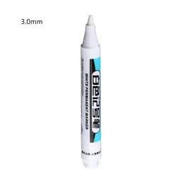 0.7mm White Paint Marker Pen 20cm Deep Hole Markers Pen Set Waterproof Permanent Oily Pens for Rock Wood Metal Glass Tiles
