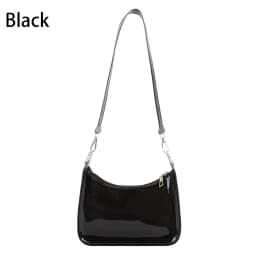 Summer Waterproof Women Fluorescent Clear Jelly Tote Bag Candy Color Clear Armpit Shoulder Bag