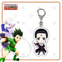HunterxHunter Gon Freecss Cartoon Acrylic Keychains Killua Zoldyck Pendants Kurapika Keyring Hisoka Bag Tag Trendy Collection