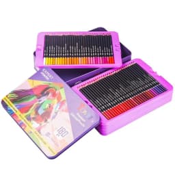KALOUR Colored Pencil 180 Colors Set Lápices Painting Art Supplies High Quality Color Core Excellent Mixing Layering Performance