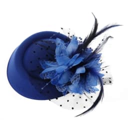 Fascinator Hats Headband Womens Feather Flower Brides Hair Accessories Wedding