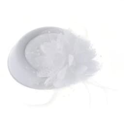 Fascinator Hats Headband Womens Feather Flower Brides Hair Accessories Wedding
