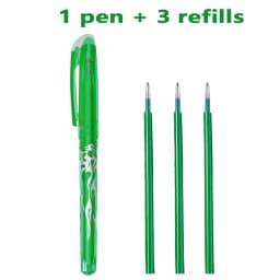 Color Erasable Gel Pens 0.7mm Multi-color Refill Kawaii Colored Pen for Drawing Writing Gel Ink Rollerball Pen Stationery