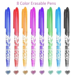 Color Erasable Gel Pens 0.7mm Multi-color Refill Kawaii Colored Pen for Drawing Writing Gel Ink Rollerball Pen Stationery
