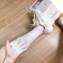 Women Silk Thin Knee Socks Transparent Elastic Ladies Spring Summer Stockings Girls Breathable Lolita JK Cute Nylon Long Socks
