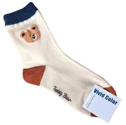 Good Quality Cartoon Elegant Lady Bear Women's Cute Socks Cotton Harajuku Style Woman Novelty Breathable Sox Christmas Gifts