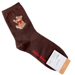 Good Quality Cartoon Elegant Lady Bear Women's Cute Socks Cotton Harajuku Style Woman Novelty Breathable Sox Christmas Gifts