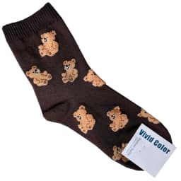 Good Quality Cartoon Elegant Lady Bear Women's Cute Socks Cotton Harajuku Style Woman Novelty Breathable Sox Christmas Gifts