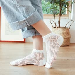 5 Pairs Women Cotton Short Socks Summer Thin Mesh Low Cut Soft Breathable Solid Color No Show High Quality Female Ankle Socks