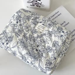 2024 Vintage Flower Quilting Women Makeup Bag Portable Zipper Cosmetic Travel Organizer Female Handbag Toiletry Pouch For Girls