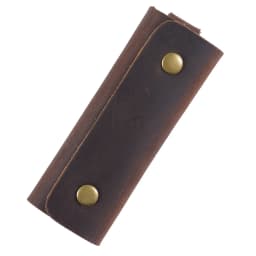 Genuine Leather Key Holder Small Home Keys Storage Bag Minimalist Key Ring Pouch Cow Leather Personalized Key Organizer Wallet