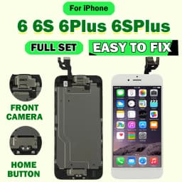 AAA LCD For iPhone 6 6S Plus 6P 6SP Display Full Set Assembly Replacement Kit Complete with Home Button Front Camera Ear Speaker
