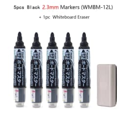 Pilot High Capacity Marking Pen Professional for White Board, Ultra-clean Erasing Water-based Replaceable Ink Idea Organizer Set