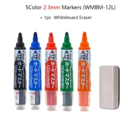 Pilot High Capacity Marking Pen Professional for White Board, Ultra-clean Erasing Water-based Replaceable Ink Idea Organizer Set