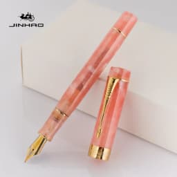 Jinhao 100 Fountain Pen Golden Arrow Clip Luxury Executive Pens M/F/EF Nib Writing ink Pens Stationery Office School Supplies