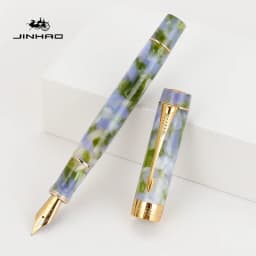Jinhao 100 Fountain Pen Golden Arrow Clip Luxury Executive Pens M/F/EF Nib Writing ink Pens Stationery Office School Supplies