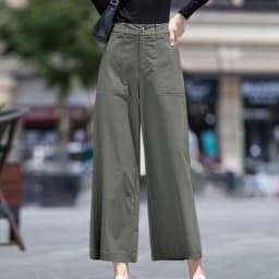 ZANZEA Women Straight Long Pants Casual Loose Wide Leg Trousers 2024 Summer High Waist Pantalons Holiday Solid Pockets Pants