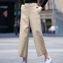 ZANZEA Women Straight Long Pants Casual Loose Wide Leg Trousers 2024 Summer High Waist Pantalons Holiday Solid Pockets Pants