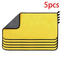 1/2/3/6/10pcs 30X60cm Microfiber Car Cleaning Towels Soft Quick Drying for Windows Mirrors Wiping Rags Double Layer Wash Cloth