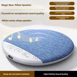 Mini Sleeping Bluetooth Speaker Nature Sound White Noise Soundbar Wireless MP3 Music Player Ultra Thin Timed Shutdown Audio Pla