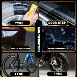 Car Plastic Restorer Back To Black Gloss Auto Interior Leather & Panel Renewal Wax Coating Agent Auto Polish And Repair Coating