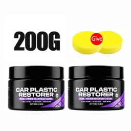 Car Plastic Restorer Back To Black Gloss Auto Interior Leather & Panel Renewal Wax Coating Agent Auto Polish And Repair Coating