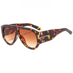 New Trendy Oversized Large Frame Y2K Cat Eye Sunglasses for Women Vintage Retro Oval Gradient Sunglasses UV400 Decoration Shades