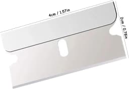 Replacement Scraper Blades Adhesive Scraper Cutter Car Sticker Remover Glass Paint Scraper Cleaning Tool for Removing Label Glue