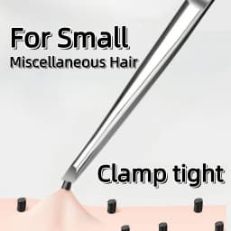 Stainless Steel Tweezers Tool Suitable for Eyebrow Eyelash Application Beard & Mustache Trimming False Eyebrow Applicator Gifts