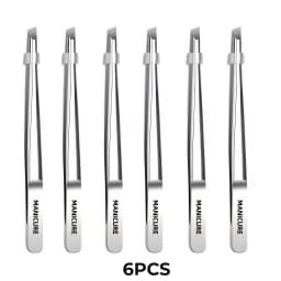 Stainless Steel Tweezers Tool Suitable for Eyebrow Eyelash Application Beard & Mustache Trimming False Eyebrow Applicator Gifts