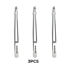 Stainless Steel Tweezers Tool Suitable for Eyebrow Eyelash Application Beard & Mustache Trimming False Eyebrow Applicator Gifts