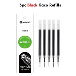 Kaco kawaii Rotary Gel Ink Pen FIRST Heart Cute Caneta 0.5MM Fine Point Smooth Writing Pens with 2 Refill Office School Supplies