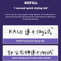 Kaco kawaii Rotary Gel Ink Pen FIRST Heart Cute Caneta 0.5MM Fine Point Smooth Writing Pens with 2 Refill Office School Supplies