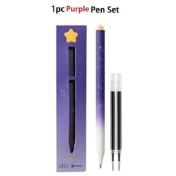 Kaco kawaii Rotary Gel Ink Pen FIRST Heart Cute Caneta 0.5MM Fine Point Smooth Writing Pens with 2 Refill Office School Supplies