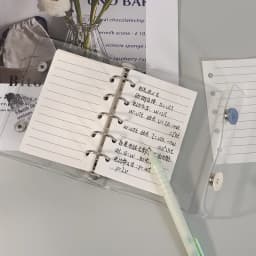 M5 Loose Leaf Notebook Refill Spiral Binder Inner Page Weekly Monthly To Do Line Dot Grid Inside Paper Stationery