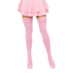 Pink Solid Color Stockings for Women Clothing Erotic Lingerie Sweet Girl Velvet Warm Knee High Socks medias de mujer
