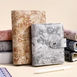 A5 A6 A7 Vintage Embossed Cover Money Budget Planner Binder DIY Binder Notebook Cover Diary Agenda Planner Paper Cover School