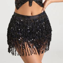 Stage Performance Belly Dance Layer Sequins Tassel Chain Belts Skirt Wrap Club Indian Latin Hula Dancer Beach Hip Waist Scarf