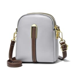Lightweight Mini Crossbody Shoulder Phone Bag Retro All-match Vertical Cellphone Bag Women Crossbody Leather Shoulder Bags