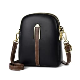 Lightweight Mini Crossbody Shoulder Phone Bag Retro All-match Vertical Cellphone Bag Women Crossbody Leather Shoulder Bags