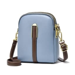 Lightweight Mini Crossbody Shoulder Phone Bag Retro All-match Vertical Cellphone Bag Women Crossbody Leather Shoulder Bags