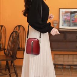 Lightweight Mini Crossbody Shoulder Phone Bag Retro All-match Vertical Cellphone Bag Women Crossbody Leather Shoulder Bags