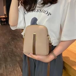 Lightweight Mini Crossbody Shoulder Phone Bag Retro All-match Vertical Cellphone Bag Women Crossbody Leather Shoulder Bags
