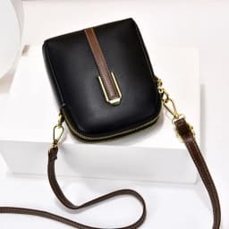 Lightweight Mini Crossbody Shoulder Phone Bag Retro All-match Vertical Cellphone Bag Women Crossbody Leather Shoulder Bags